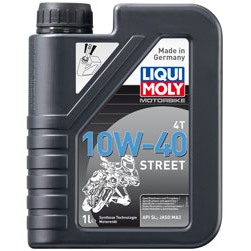 Dầu nhớt cho xe máy LIQUI MOLY - MOTORBIKE 4T STREET 10W40